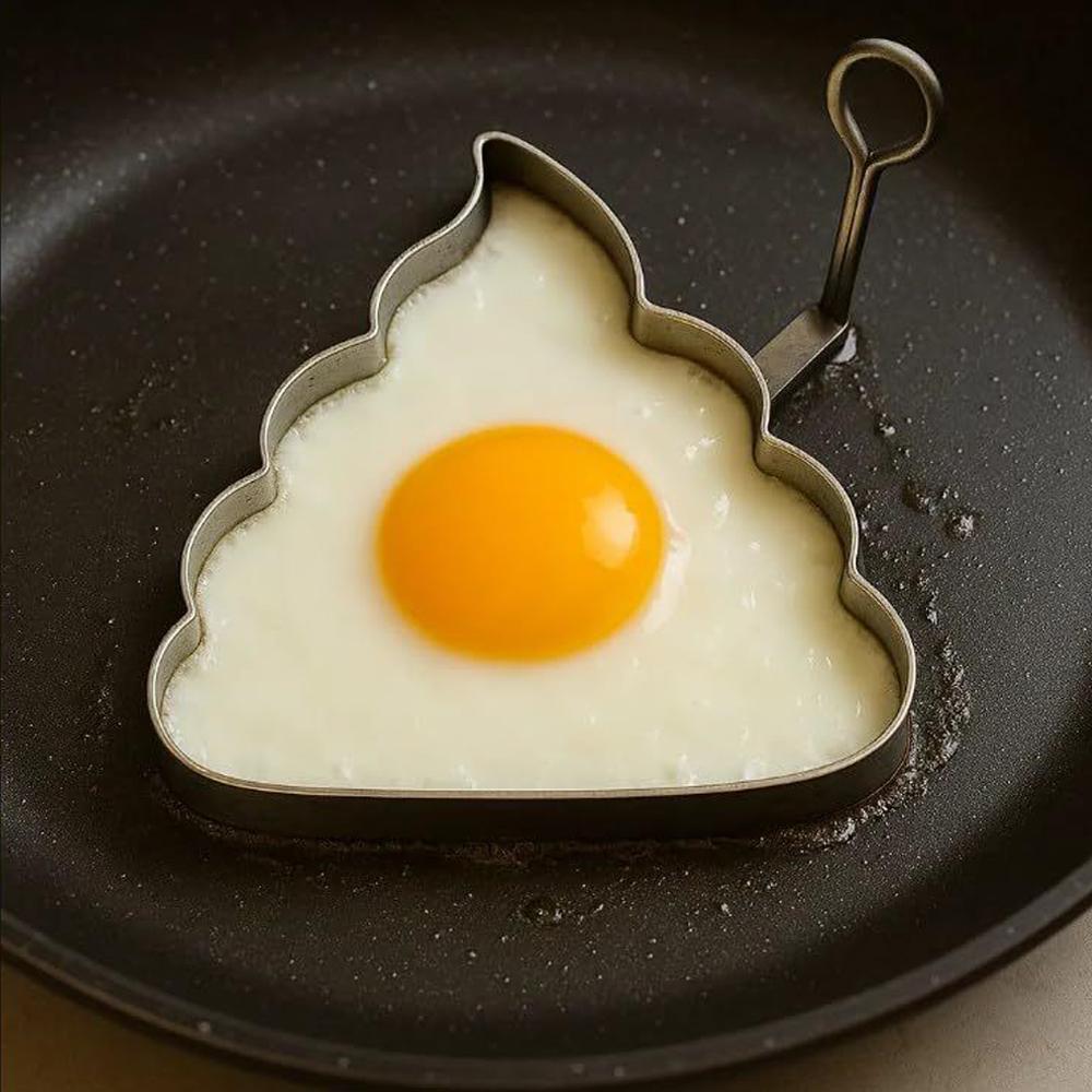 Funny Fried Egg Mold Creative Stainless Steel Non-Stick Omelette Kitchen Cooking Tool Girlfriend DIY Breakfast Sandwich Gadget