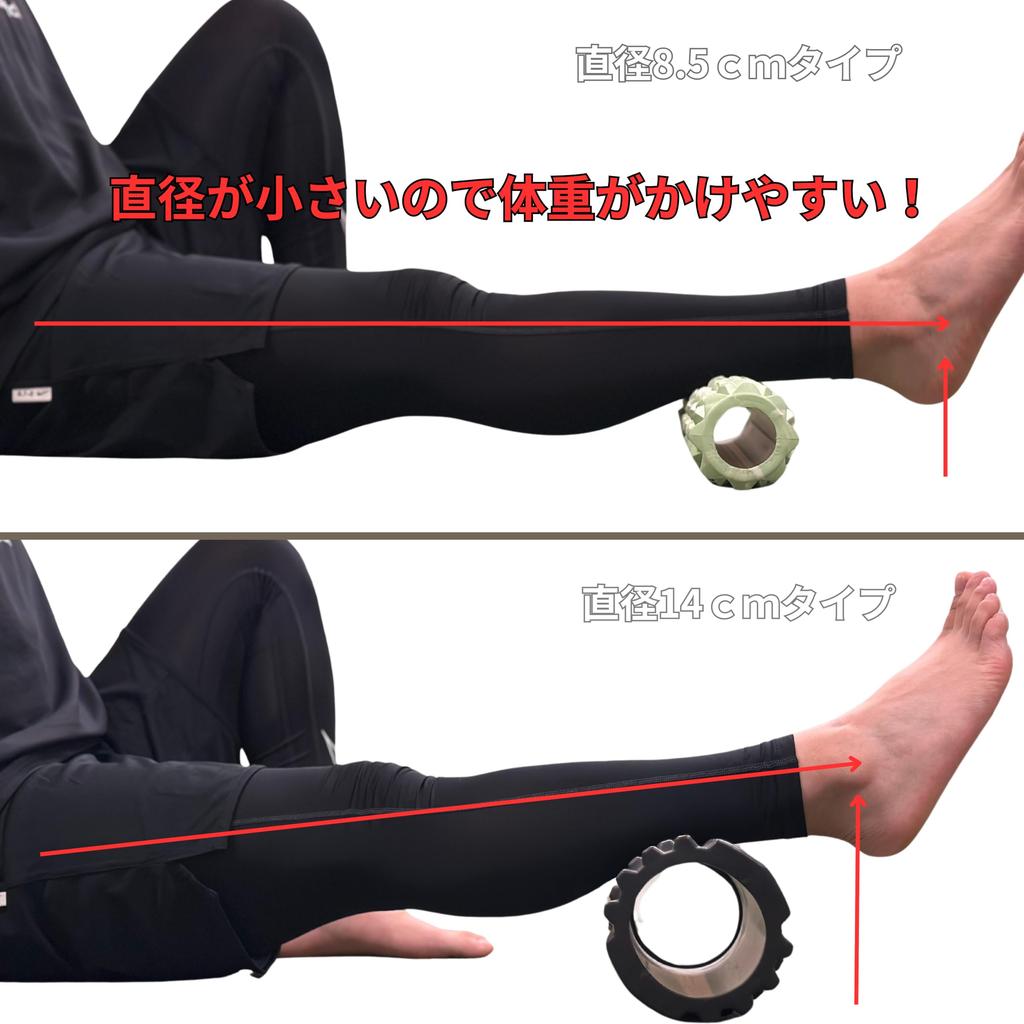 Astretch Mini Hard Diamond Foam Roller with Grid for Myofascial Release, Yoga Pole, Training, Sports, Fitness, and Stretching (Pink and White)