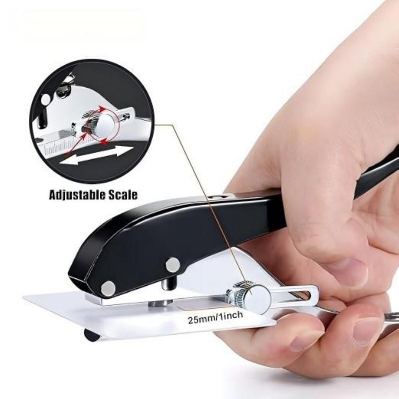Heavy Duty Single Hole Punch, Portable Handheld Hole Puncher For Paper, Cards, Tags, Edge Banding, Cardboard 6Mm 8Mm 10Mm