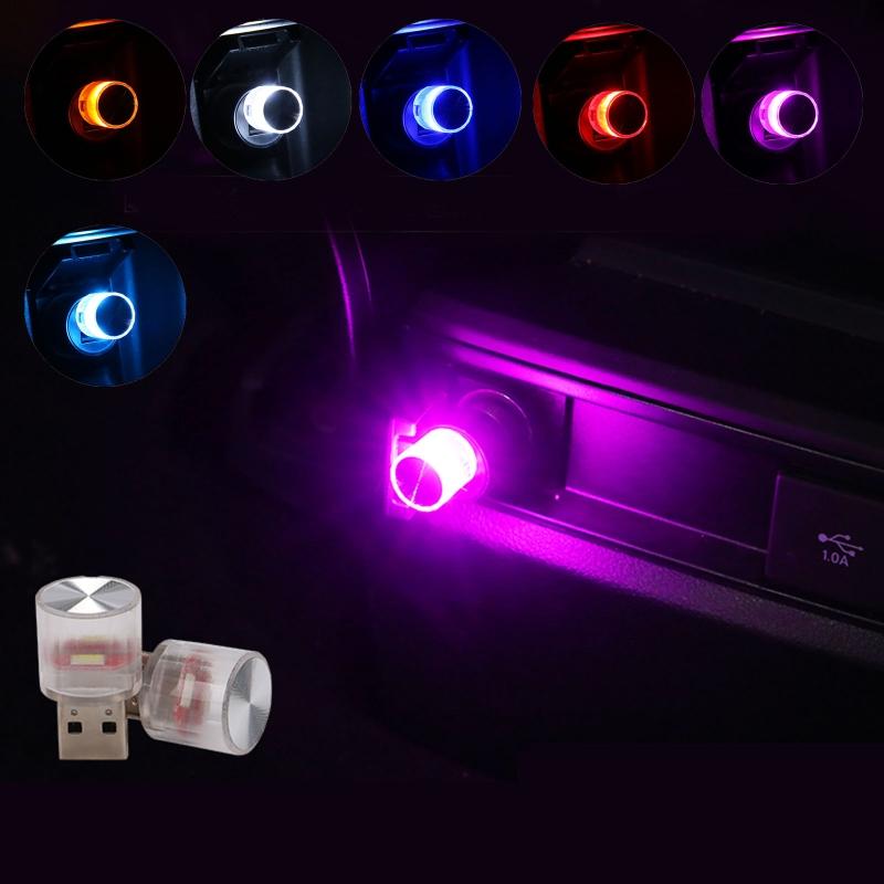 USB LED Car Interior Atmosphere Lamp Night Led Decoration Mini USB Light Ambient Lighting Car Styling Light
