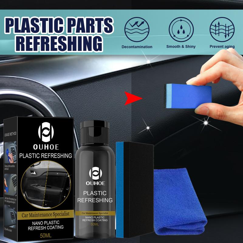 Multi Purpose Plastic Parts Refresher Car Restoration Cleaner Helps Prevent UV Damage For Dashboards And Grills