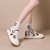 Customized niche design women's shoes 2025 autumn popular new little white shoes versatile student sports and leisure board shoes
