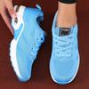 Damen Walking Schuhe Street Style Vulkanisierte Schuhe Weiche Sohle Koreanische Version Mesh Atmungsaktiv Bequem Jogging Tennisschuhe