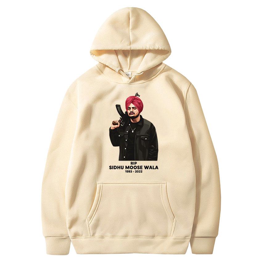 Sidhu Moosewala Hoodies 2022 RIP Moose Wala Fans Hooded High Quality Long Sleeve Pullover Casual Oversized Soft Men's Clothing