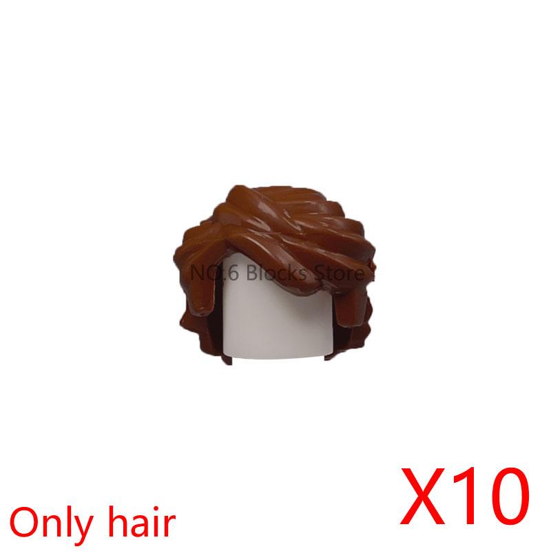 City Building Blocks Body Character Clothing Head Face DIY Parts Hair Expression Accessories Figure Headwear Helmet Bricks Toys