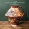 Ceramic Vase Coarse Earthenware Pot Flower Vase Flower Arrangement Accessories Ceramic Handicrafts Home Decoration Flowerpot