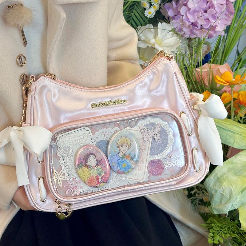 Verbandsschleife Ita Bolsos Transparente Handtasche Damen Crossbody Sac Femme Schultertaschen für Damen Tägliche Nutzung Bolsas