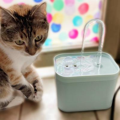 Pet Accessories USB Electric Auto Filter Cat Water Fountain for Cats Pet Water 1.5L Dispenser Recirculate Filtring Cat Drinker Bowl