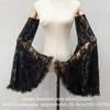 Luxurious Sunscreen Long Tulle Sleeves Thin Breathable Sheer Bridal Gloves Lace Detachable Sleeves Wedding Party