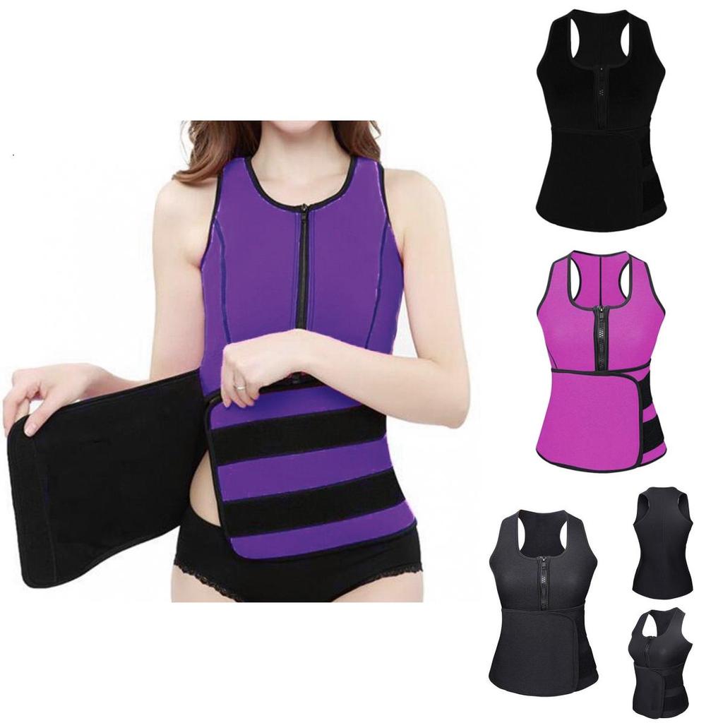 Premium Women Waist Trainer Vest With Enhanced Slimming Adjustable Sweat Belt For Effective Gym Workout
