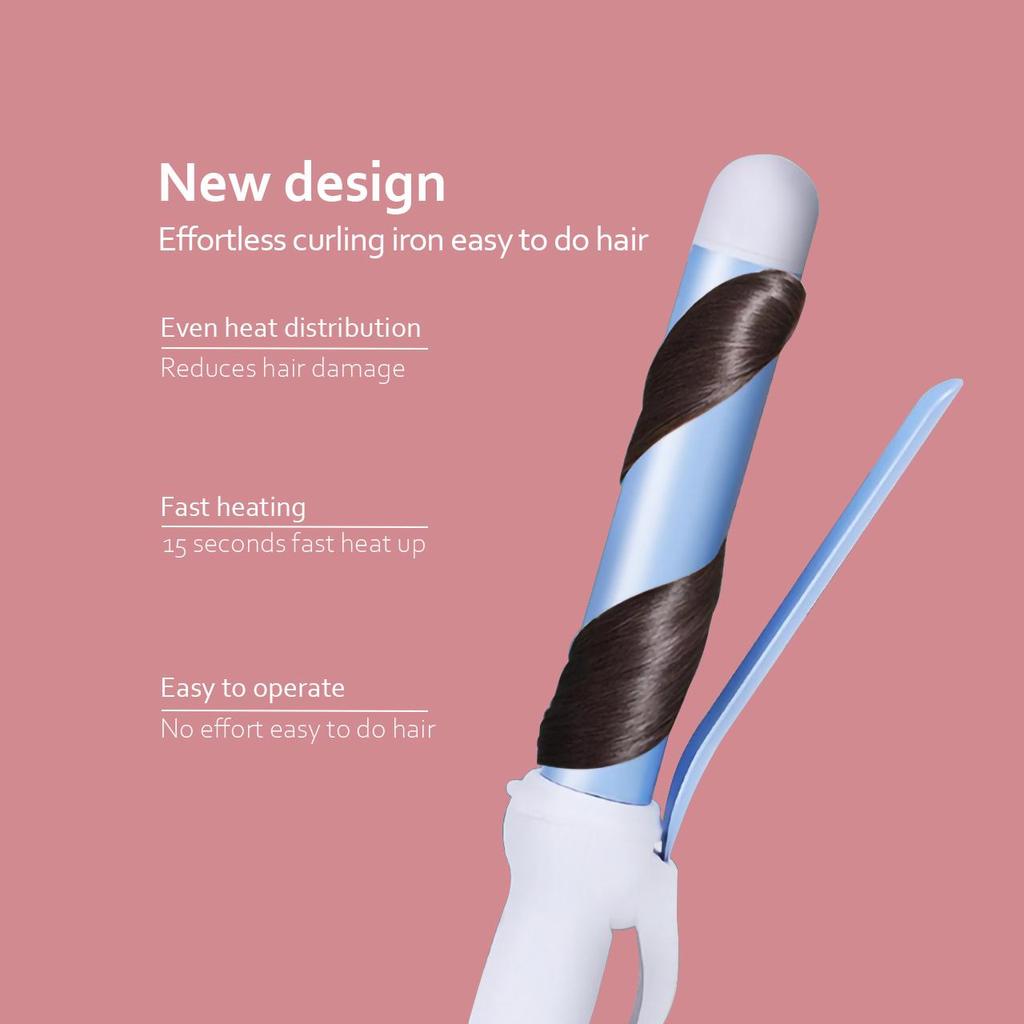 1PC Curlers Curling Lron Curling Wand Hair Curlers Female Large Volume Waves Do Not Hurt the Hair