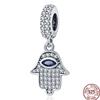 Copper Devil'S Eye Fatima Hand Charms Beads Tarot Cards Pendant Fit Original Bracelet Women Diy Jewelry Accessories