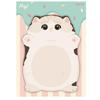 Cartoon Shape Design Stick Note Selves Stick Write Pad Reusable for School Office Journaling Multipurpose Paper Notepads