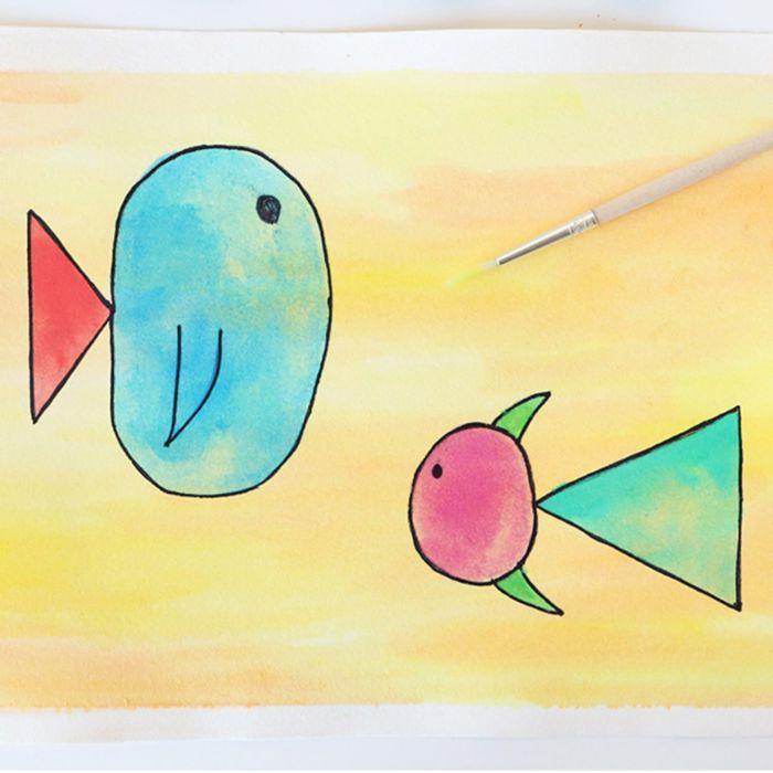 Palette d'aquarelle 10 couleurs Ø 44 mm