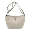 Women's Nylon Crossbody Bag Solid Color Large Capacity Shoulder Dumpling Bag