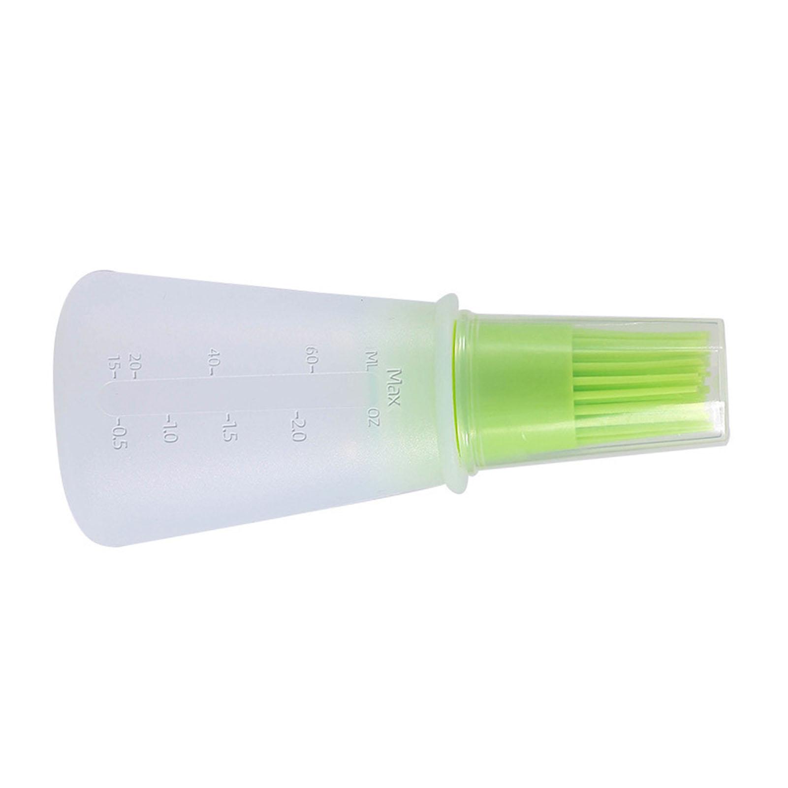 

Силиконовая бутылка для масла Кисть для приправ для барбекю на открытом воздухе со шкалой Кисть для масла для барбекю Кухонные гаджеты