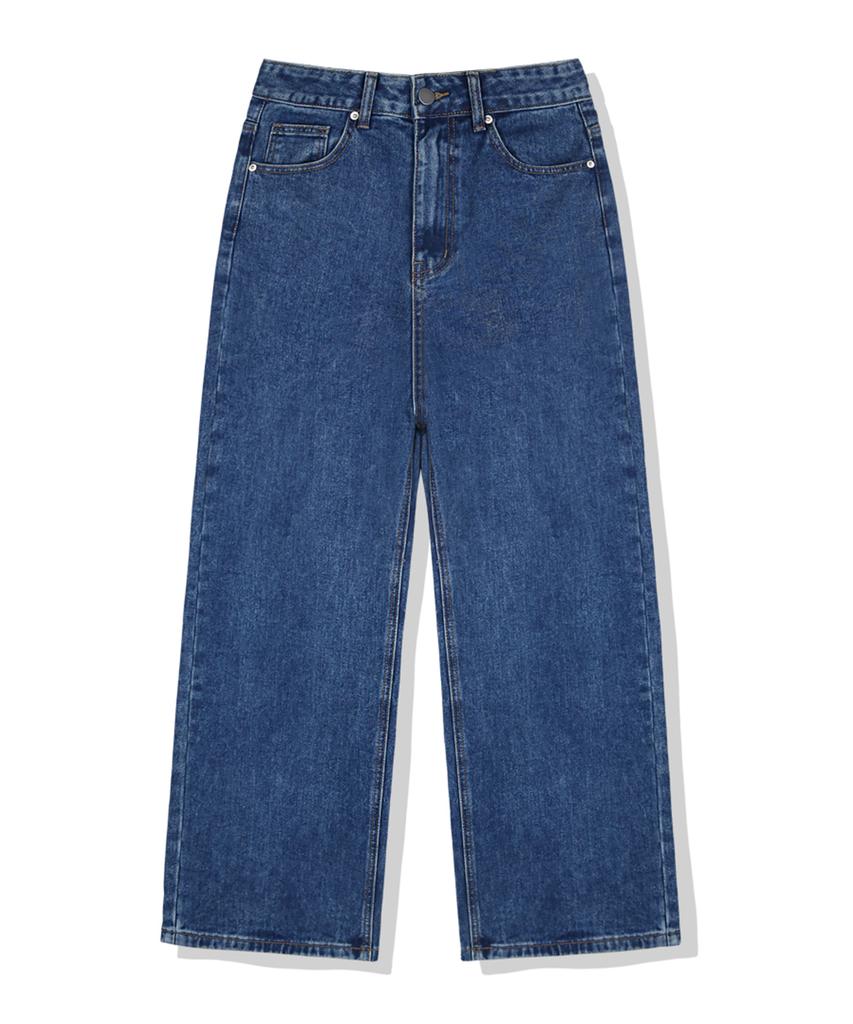 ULIFEZIP Basic Denim Standard Wide Pants 5 Colors [Ulzd_0001] (A Type)