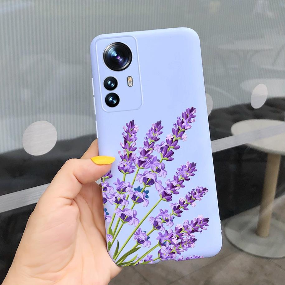 For Xiaomi 12 Pro 5G Case Cute Cartoon Painted Matte Cover For Xiaomi Mi 12 Pro 5G Global Funda on Xiomi 12 Pro Mi12 12X 5G Capa