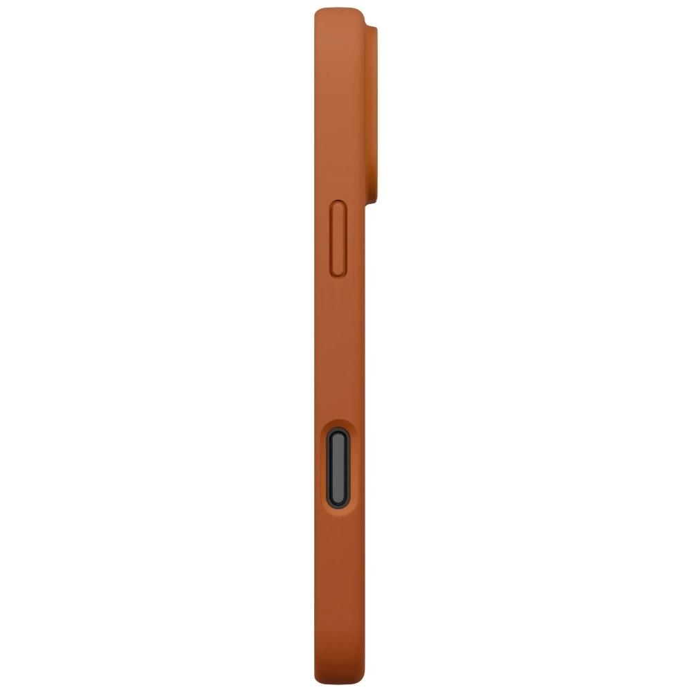Etui UNIQ Lino na iPhone 17 Pro Max Magclick Charging - pomarańczowe