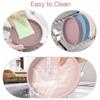 Cat Food Bowls7 Wide Puppy Plates Whisker Fatigue Pet Feeding Dishes Pet Feeding Station for Cats Small Dogs Anti Whisker Fatig