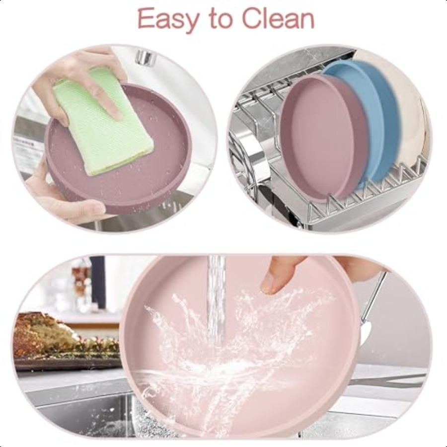 Cat Food Bowls7 Wide Puppy Plates Whisker Fatigue Pet Feeding Dishes Pet Feeding Station for Cats Small Dogs Anti Whisker Fatig