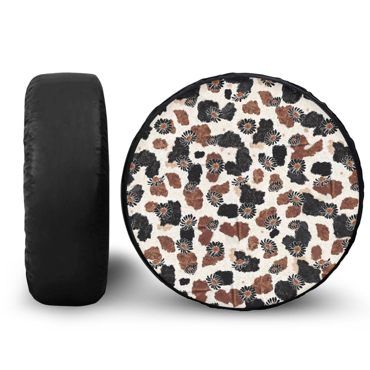 

Элемент с растительным принтом Узор Автозапчасти Чехол для запасного колеса Всепогодный чехол для шины 14inch разноцветный