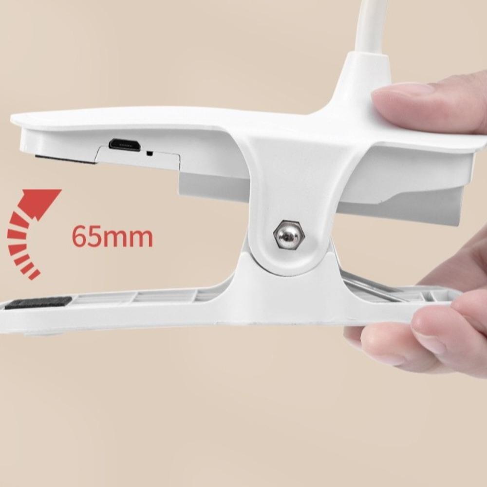 Dimming Function LED Clip Lamp Touch Control LED Desk Lamp USB Rechargeable Lamp  Bed Reading