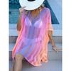 Pareo Beach Cover Up for kvinner Sommerkjole Saidas De Praia Swim Wear Tunika Outlets Luksus badeutganger Dame Cover-ups