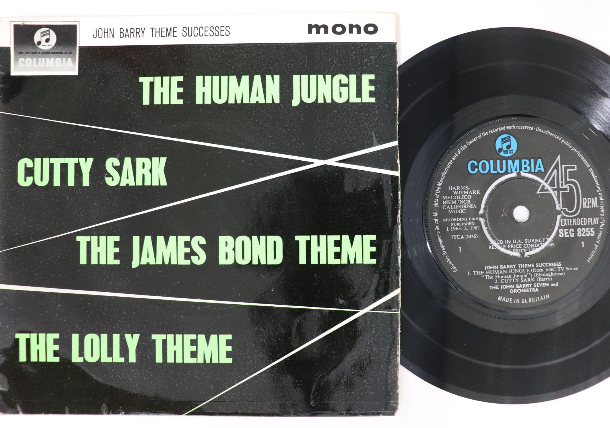 

7inch Record JOHN BARRY SEVEN - John Barry Theme Successes SEG8255 COLUMBIA UK Soundtracks & Musicals Used