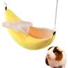 Banana Shaped Hammock Hamster Nest Warm Winter High Quality Sponge Filling Cotton Soft Comfortable Breathable Pet Supplies