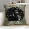 Popular Singer Michael Kiwanuka Cushion Cover Soft  EasyWash Pillow Case  Versatile for Couch Bed Travel and Office