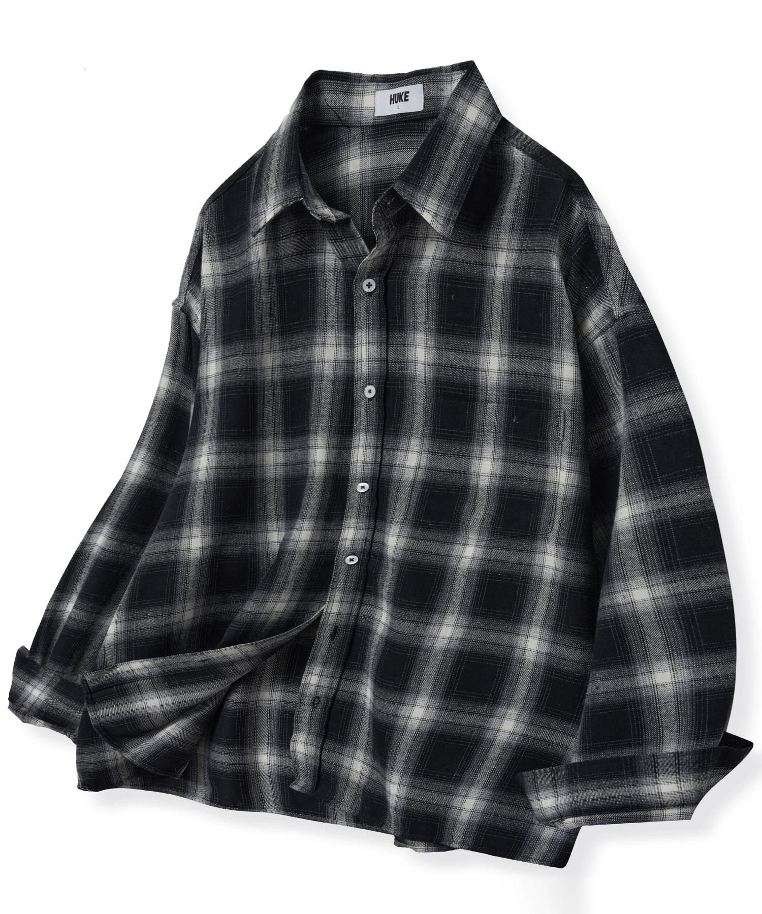 Hook The City Check Shirt (Black) M