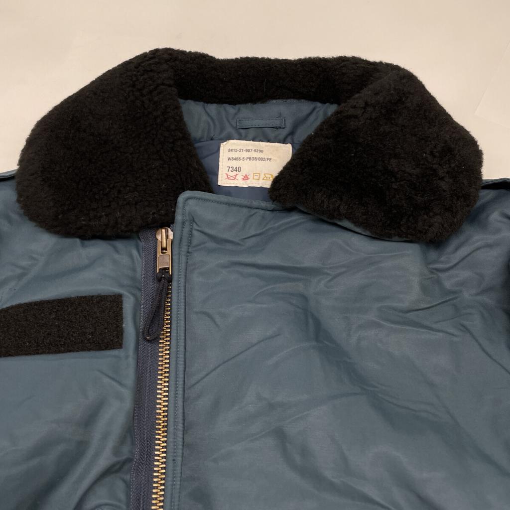 Military Blue 8415-21-907-9290 7340 TYPE IV Flight Jacket Canadian Military Jacket Not Written khakiUsed