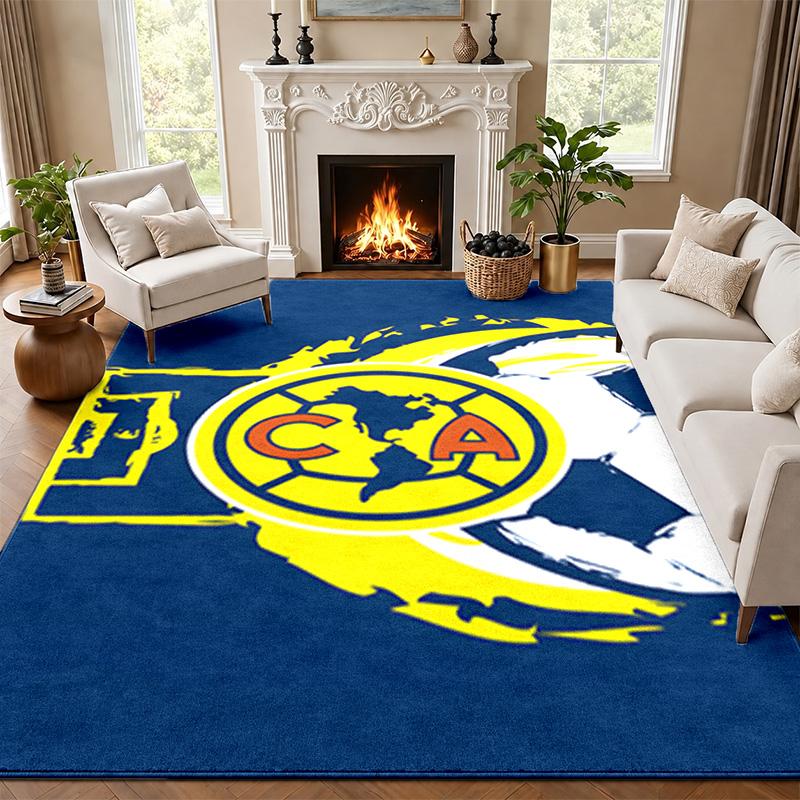 Club America Carpet Door Mat for Living Room or Bedroom Protective Mat Under Chair Office Decoration Christmas Gift Birthday Present