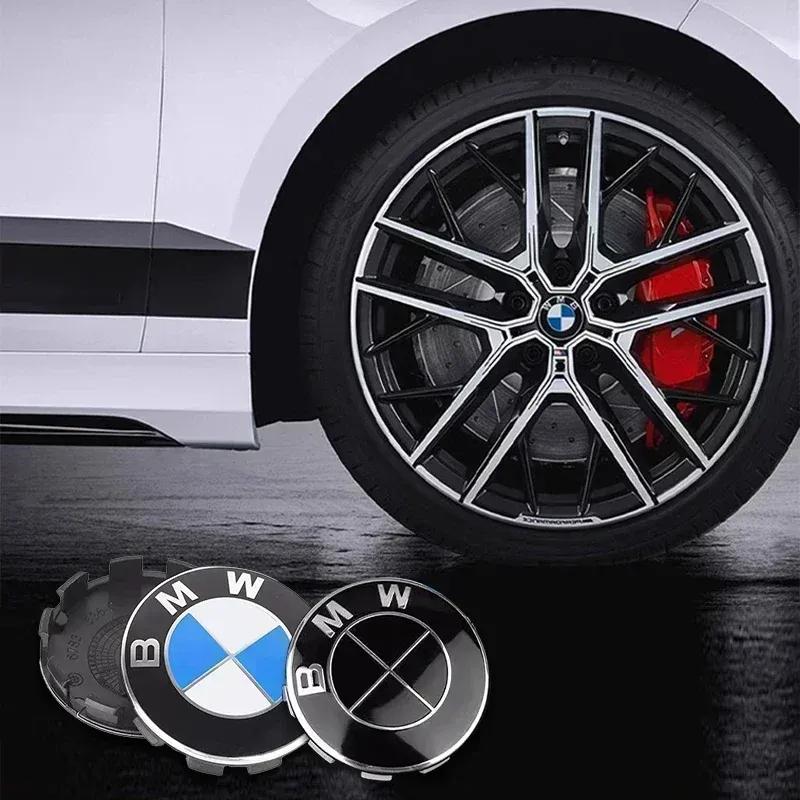4pcs 56/68mm Car Wheel Center Hub Cap Stickers Styling For BMW M Performance E36 E46 E60 E90 E91 E92 E93 F30 F20 M3 Accessories