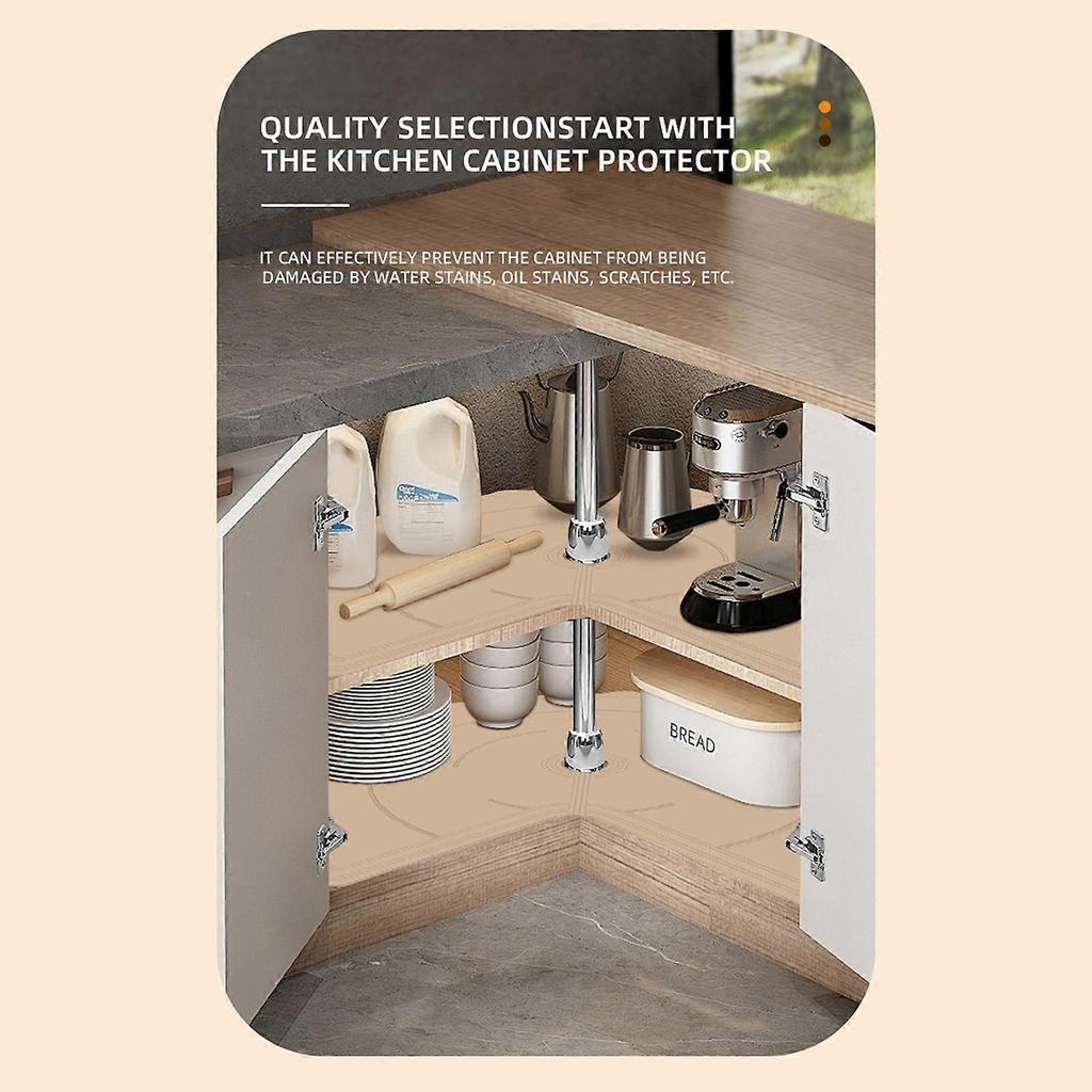 Tapis Faciles à Utiliser pour Meubles de Cuisine Durables Tapis de Rangement en Silicone pour Maisons Cuisine Protéger Tapis de Table Non Adhésif Kaki