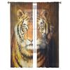 Tiger Tier Danqing Gardinen Wohnzimmer Fenster Tüll Vorhänge für Schlafzimmer Küche Home Dekoration Voile Vorhänge