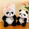 Transform Panda Unicorn Plush Toy Cute Cartoon Flower Children Gift Birthday