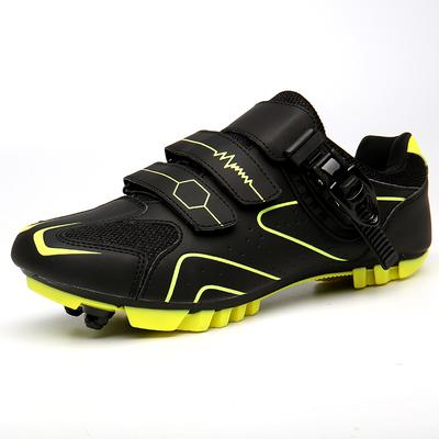 Sneaker de Cyclisme VTT avec Cales Homme Carbone Sports Chaussures Vélo de Vitesse Femme Montagne Course Plate SPD Chaussures Cyclisme Route