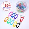 Keychain Ring Labels & Number Tags for Bucket and Storage Identification