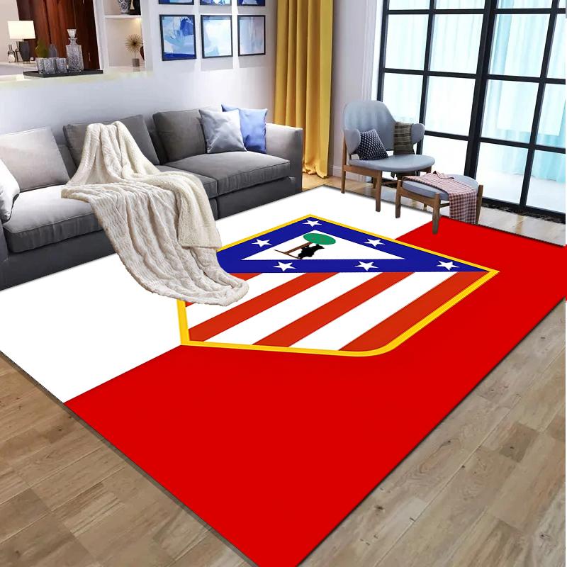 Football Club Pattern Rug, Indoor/Outdoor Mat, for Picnic, Gameroom, Bedroom, Office, Living Room, Home Decor Carpet, Birthday Gift