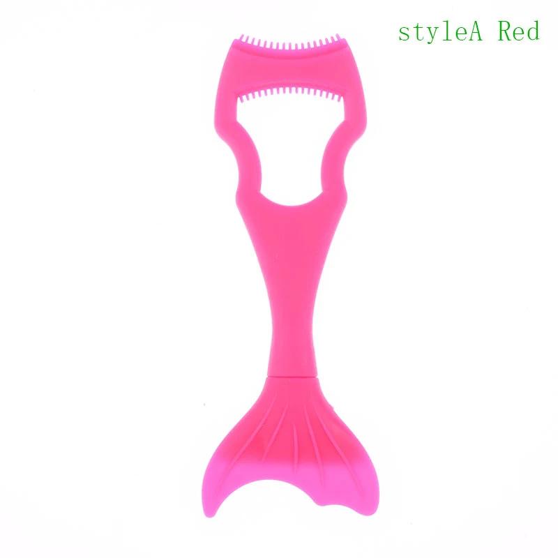 Силиконовый щиток для туши Mermaid Extension Аппликатор Защита Съемные Инструменты для теней и ресниц Для женщин Девочек Новичков