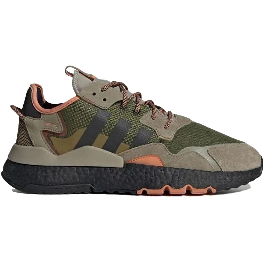 

Кроссовки adidas Nite Jogger Коричневый Темно-зеленый(GY0018) 38