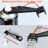 BHBL CYLION Motorbike Chain Gear Oiler Cleaner -on Auxiliary Motorcycle Chain Lube Oiler Tool for Most Chain Lube Cans