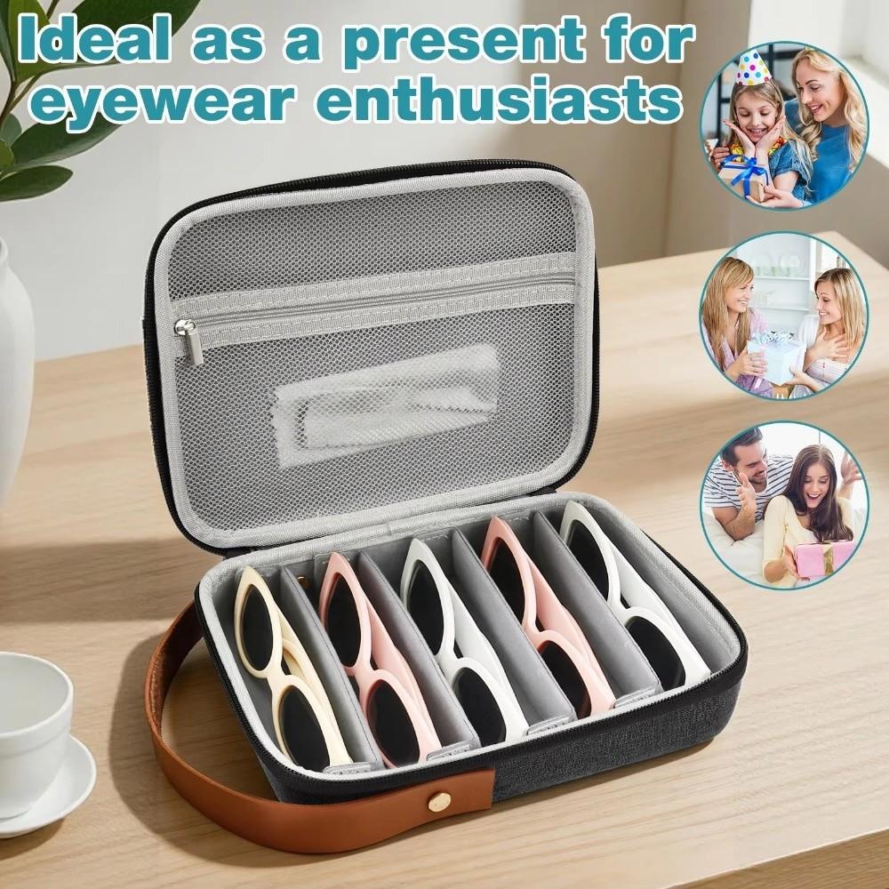 Portable Eyeglasses Case Hard Shell Sunglasses Protective Case Glasses Storage Box  Work