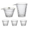 Hammered Glass Kung Fu Tea Set