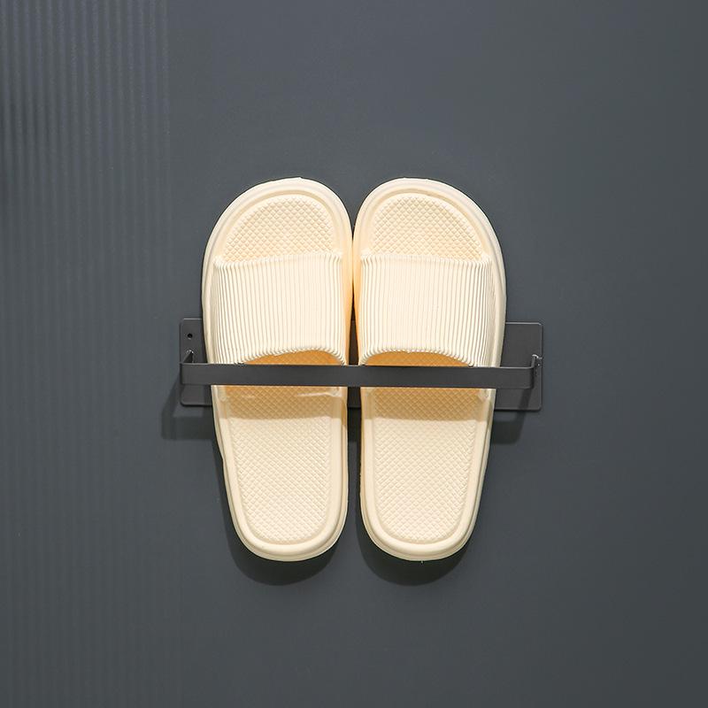 

Magnetic Slipper Rack: Wall-Mounted Anti-Theft Shoe Organizer for Iron Doors