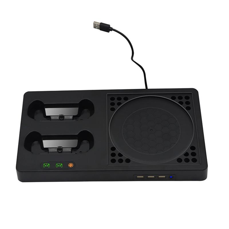 

Многофункциональная зарядная подставка со встроенными охлаждающими вентиляторами для X box Series X Зарядная док-станция Держатель 1