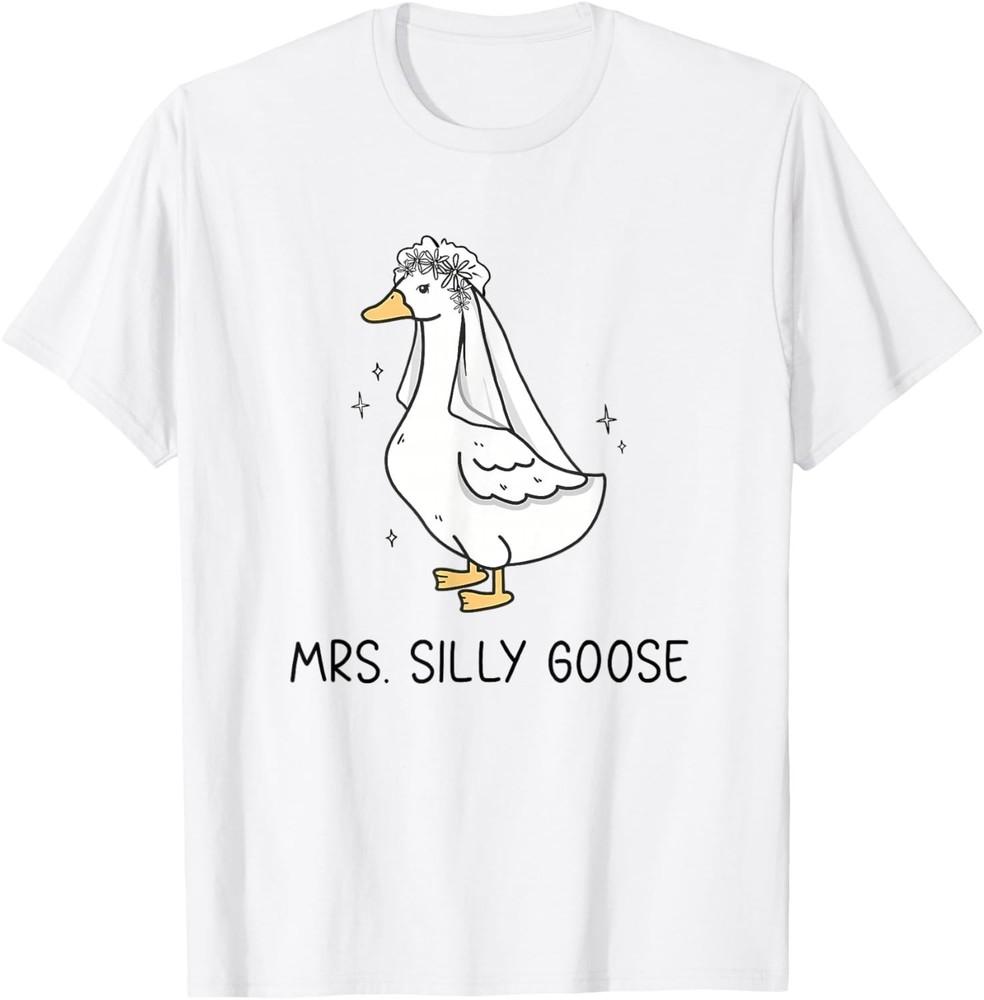 

Невеста Будущая Свадьба Глупая Невеста Гусыня Отрывается Футболка унисекс 3XL