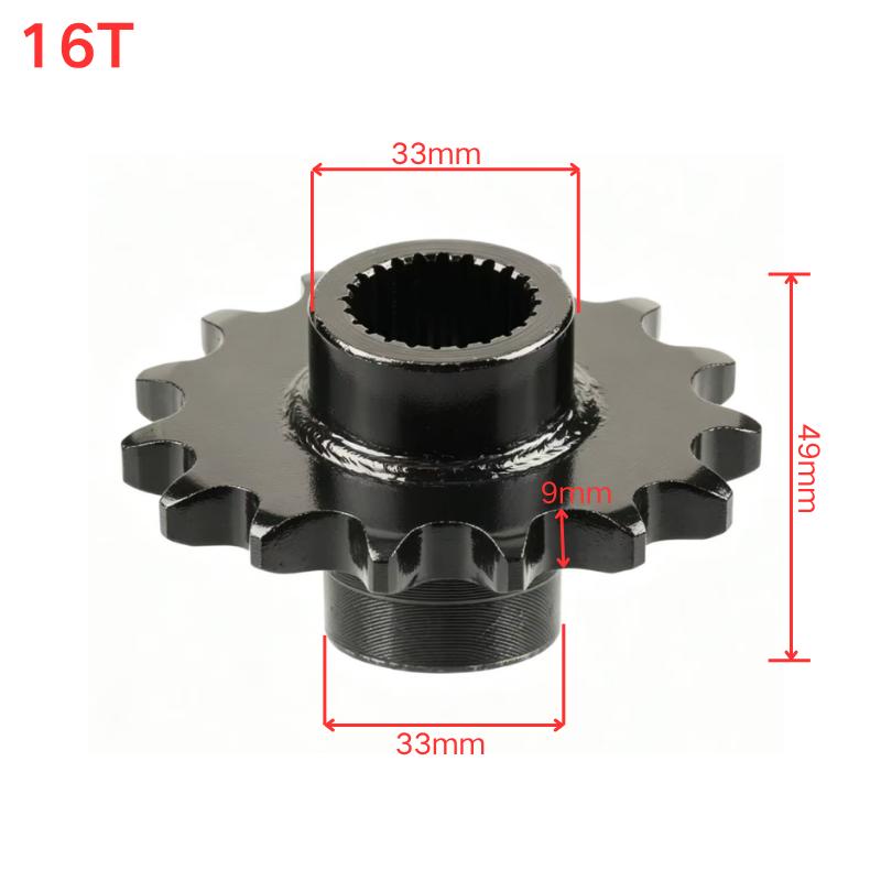 530 Chain Front Sprocket Cog 24T Gear 14T 15T 16T 17T Teeth for Gy6 125cc 150cc Quad Dirt Pit Bike ATV UTV Buggy Go Kart